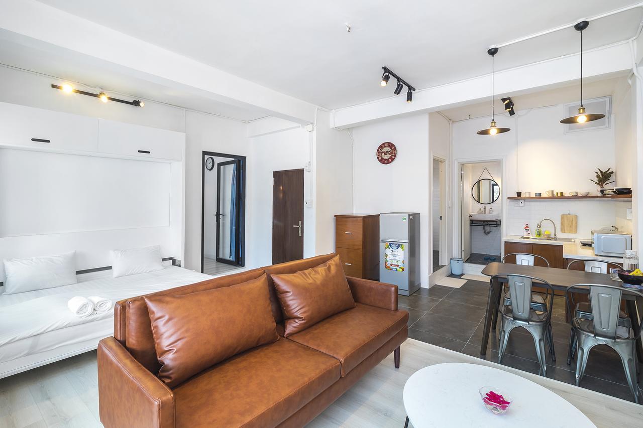 Scandinavian Apartment With Balcony In Bui Vien Thành Pho Ho Chí Minh Esterno foto