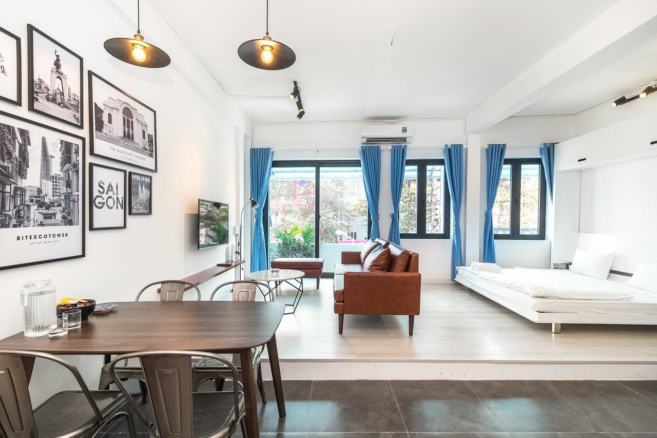 Scandinavian Apartment With Balcony In Bui Vien Thành Pho Ho Chí Minh Esterno foto