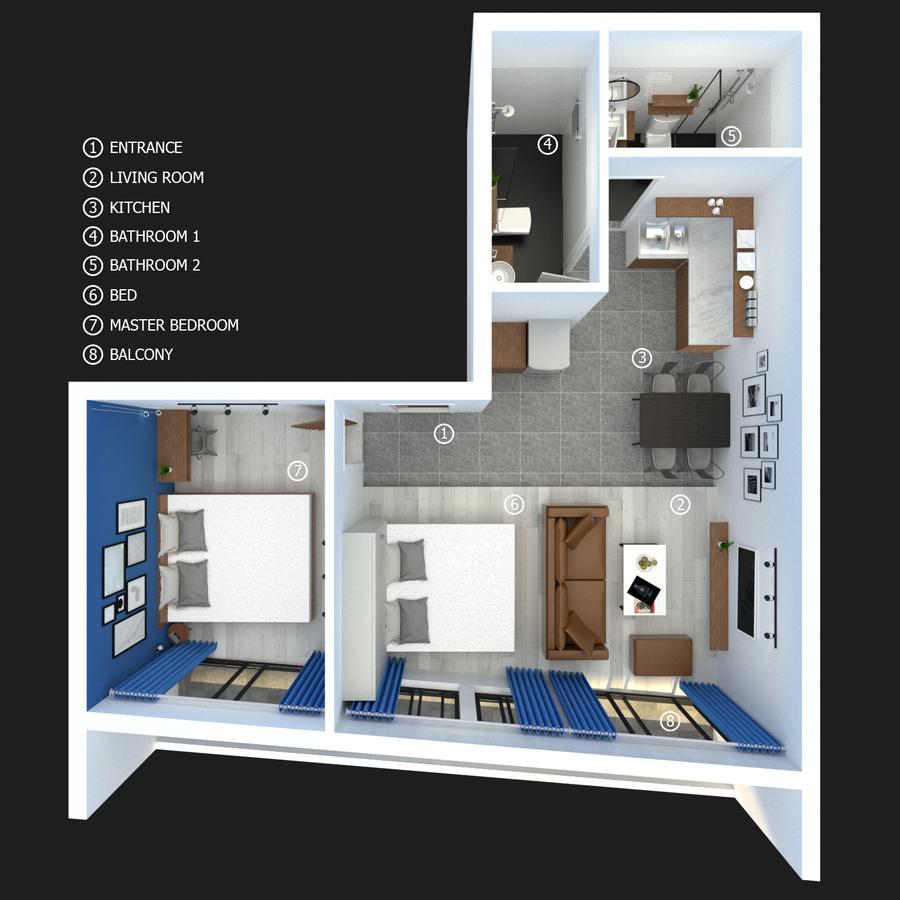 Scandinavian Apartment With Balcony In Bui Vien Thành Pho Ho Chí Minh Esterno foto